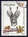 Pologne/Poland 1981 - Chasse :chevreuil & fusil  lunette, 2.50 Zl - YT 2565 