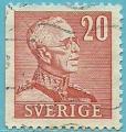 Suecia 1939-42.- Gustavo V. Y&T 261Aa. Scott 300G. Michel 258IIDl.