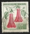 Chili 1969; Y&T 333; 20c, flore, fleur