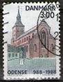 **   DANEMARK    3 k  1988  YT-920  " Odense - Cathdrale "  (o)   **