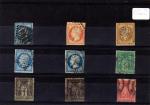 Lot de timbres oblitrs de France FR258
