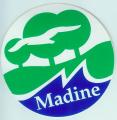 MADINE  /  autocollant / REGION  TOURISME