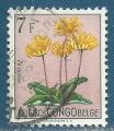 Congo Belge N318 Fleur - gerbera 7F oblitr