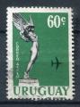 Timbre de l'URUGUAY  PA  1960 - 61  Obl  N 198   Y&T   