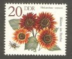 German Democratic Republic - Scott 2298   flower / fleur
