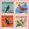 Ecuador 1958-59.- (SC). Y&T 644/7*. Scott 645/8*. Michel 981/4*.