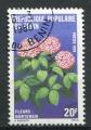 Timbre Rpublique du BENIN  1979  Obl  N 444  Y&T  Fleurs