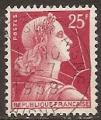 france - n 1011C  obliter - 1955