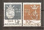 Pays-Bas N Yvert 796/97 (oblitr)