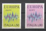 Europa 1972 Italie Yvert 1099 et 1100 neuf ** MNH