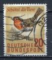 Timbre  ALLEMAGNE RFA  1957   Obl    N  147    Y&T   Oiseaux
