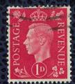 Royaume Uni 1942 Oblitr Used King Roi George VI rouge SI