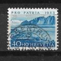Suisse N 535  timbres pour la patrie  Lac Lman 1953