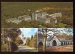 CPM Belgique ANHEE Abbaye de Maredsous Eglise et vue de l'cole abbatiale