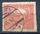 Timbre TCHECOSLOVAQUIE   1918 - 20   Obl   N 07   Y&T   