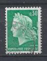 FRANCE - 1967/69 - Yt n 1536A - Ob - Marianne de Cheffer 0,30c vert