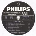 LP 33 RPM (12")  Barbara  "   Le soleil noir  "