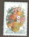Belgium - Scott 1049  flower / fleur