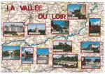 Carte Postale Moderne non crite France - Carte de la valle du Loir