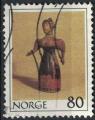 Norvge 1978 Oblitr Used Wooden Doll Poupe en bois SU