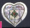  timbre France 2004 -  YT  3632 - Coeur de Chanel, St Valentin (bloc BF66)