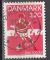 Danemark 1989  Y&T  948  oblitr  (2)   football