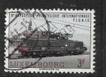 Luxembourg N 687  exposition philatlique  des cheminots locomotive lec  1966