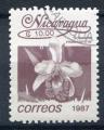 Timbre du NICARAGUA 1987  Obl  N 1443  Y&T  Fleurs