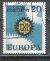 Allemagne 1967  RFA Y&T 398     M 533     Sc 969     Gib 1438                   