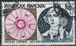 France 1974 oblitr rond Used Stamp Nicolas Copernic Y&T 1818