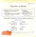 EP 45 RPM (7")  Annie Cordy  "  Cigarettes whisky et p'tit's ppes  "