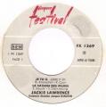 EP 45 RPM (7")  Jackie Lawrence / Serge Gainsbourg  "  Danke schoen  "