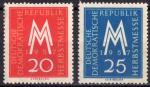 1957 ALLEMAGNE ORIENTALE n* 312 313
