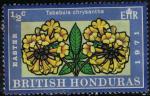 Honduras Britannique 1971 Fleurs Tabebuia Chrysantha Handroanthus chrysanthus SU