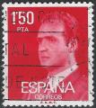 Espagne - 1976 - Yt n 1990 - Ob - Juan Carlos 1er 1,50 pta carmin