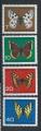 Allemagne - RFA N248/51** (MNH) 1962 - Papillons 