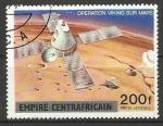 Centrafrique 1976; Y&T n PA 154; 200F espace, opration viking sur Mars