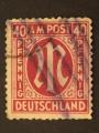 Allemagne ZAA 1945 - Y&T 15 obl.