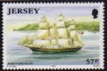Jersey 1992 - Navire construit  Jersey: le "Percy Douglas" - YT 571 / SG 582 **