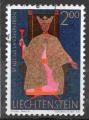 Liechtenstein Yvert N445 Oblitr Srie 1967-71 Patron glise St LUCIEN