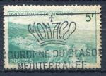 Timbre MONACO  1948 - 49  Obl   N 310A    Y&T  ( Obl : couronne )