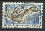 Congo 1961; Y&T n 144; 2,00F faune, poisson