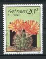 Timbre Rpublique Socialiste du VIETNAM 1987 Obl N 798  Y&T  Cactus