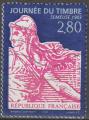1996 2991 oblitr Journe du timbre de carnet