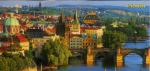 PRAGUE/PRAHA - Les ponts de Pragues ; au 1er plan : le pont Charles