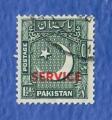 Pakistan:   Y/T     Timbres de service  N 28 o