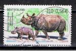 Allemagne / 2001 / Rhinocéros / YT n° 2015, oblitéré