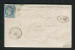 Rare lettre de Villaudric par Grisolles ( Tarn & Garonne 1868 ) - Cachet BM