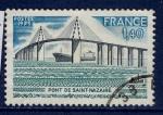 France 1975 - YT 1856 - cachet rond - pont de St Nazaire