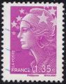 nY&T : 4345 - Marianne de Beaujard 1,35  lilas - oblitr
